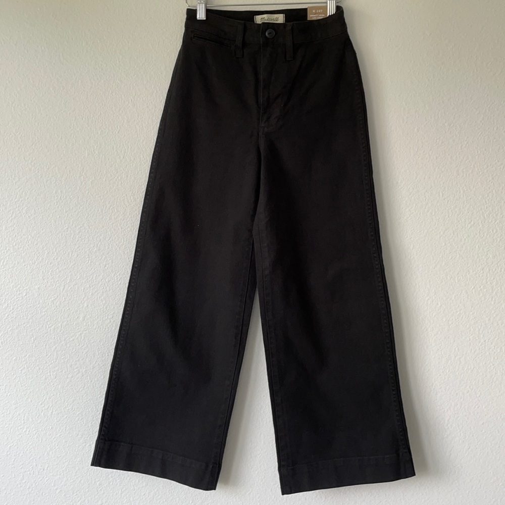 NWT Madewell Emmett Wide leg crop pants